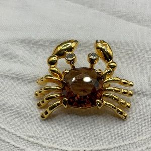 Vintage  Butler Crab Brooch.